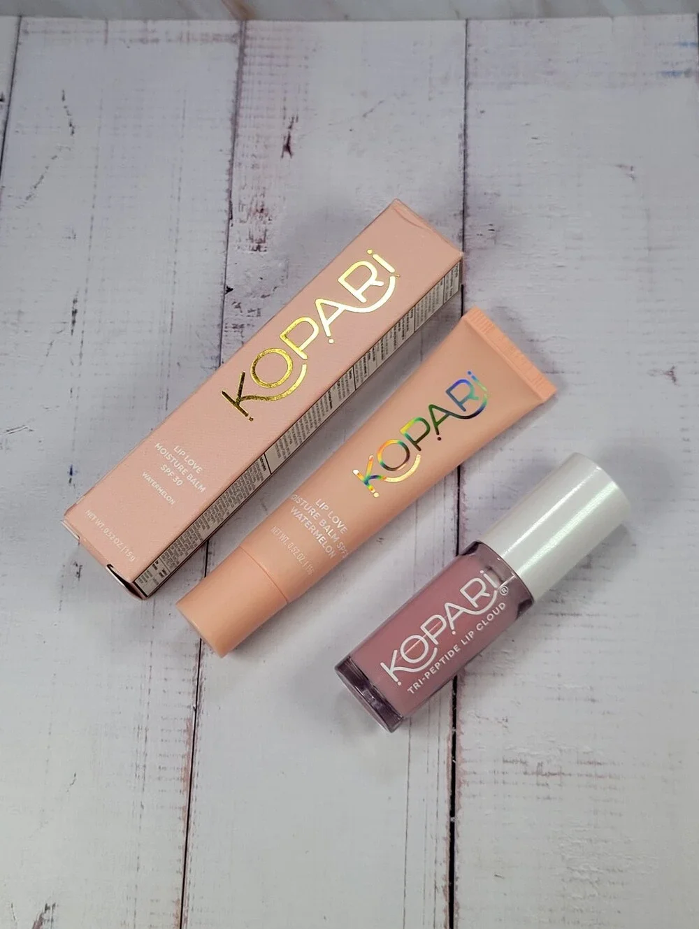 Kopari Lip Love Lip Balm & Tri-Peptide Lip Cloud Bundle NEW!